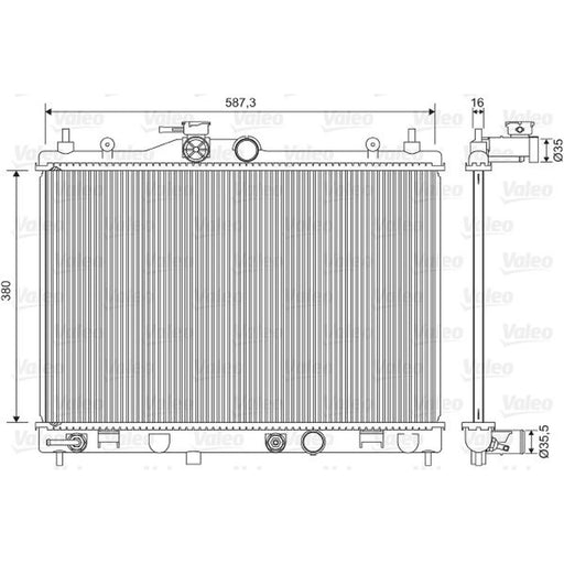 Valeo Engine Radiator 701573