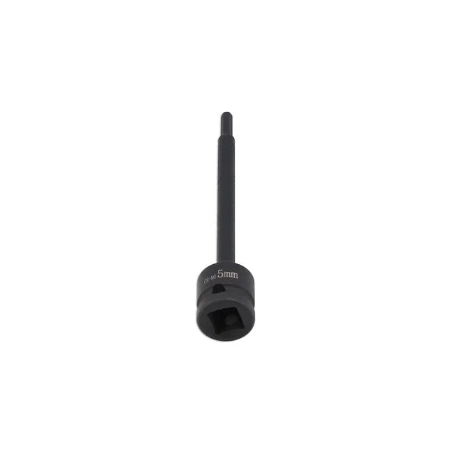Laser Tools Extra Long Impact Hex Bit 1/2"D 5-14mm
