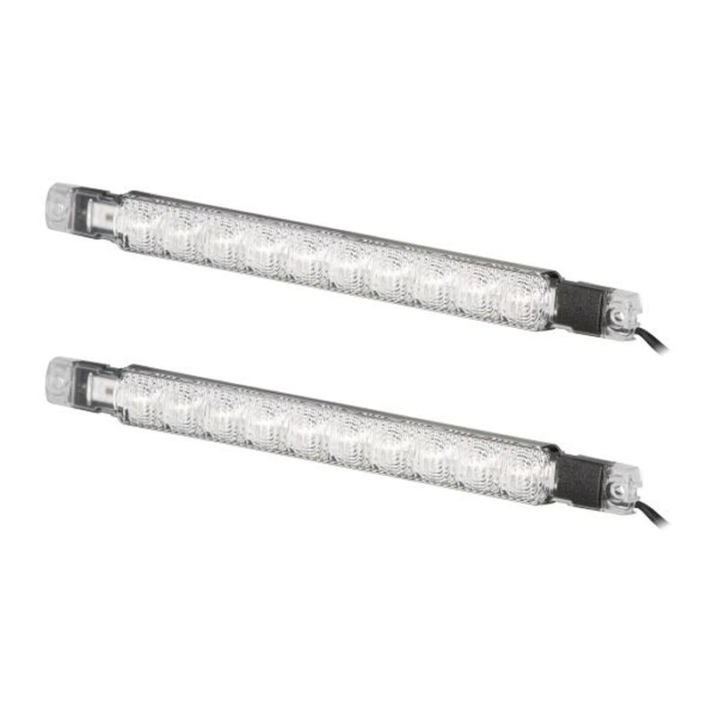 Hella Lamp Drl 1X10 Strip MD12 Set 2PT Vehicle Front 2PT 980 880-811 PU0804 2PT