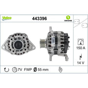 Valeo Car Alternator 12V 443396
