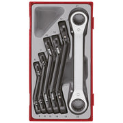 Teng Tools Ratcheting Ring Spanner Set TT1 6 Pieces