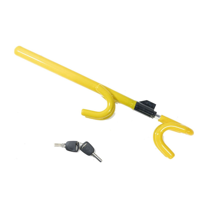 SW Heavy Duty Car Van Steering Wheel Lock High Security Anti Theft Twin Bar Hook Streetwize  - Town Parts
