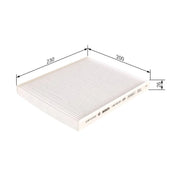 Bosch Cabin Air Filter (Pollen Filter) 1 987 432 251