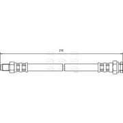 Apec Brake Hydraulic Hose Line Rear HOS3298