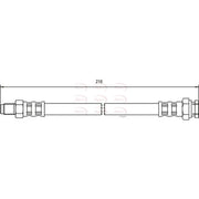 Apec Brake Hydraulic Hose Line Rear HOS3298