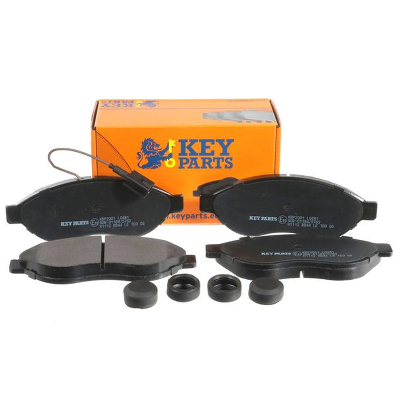 Key Parts 4 x Front Brake Pad Set KBP2001