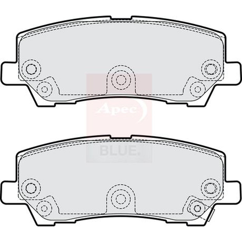 Apec Rear Brake Pad Set PD3958