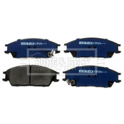 Borg & Beck 4 x Front Brake Pad Set BBP1268
