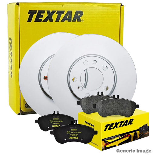 TEXTAR Rear Brake Discs & Brake Pads Set Fits Nissan Opel Renault Vauxhall TEXTAR - Town Parts