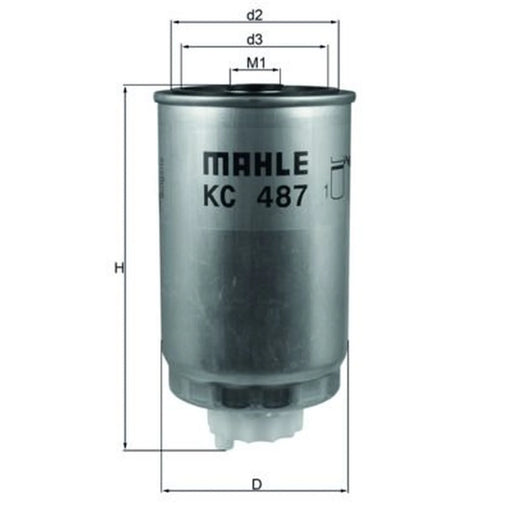 Mahle Fuel Filter Element KC 487