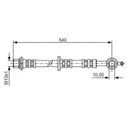 Bosch Brake Hydraulic Hose Line Front Right 1 987 476 833