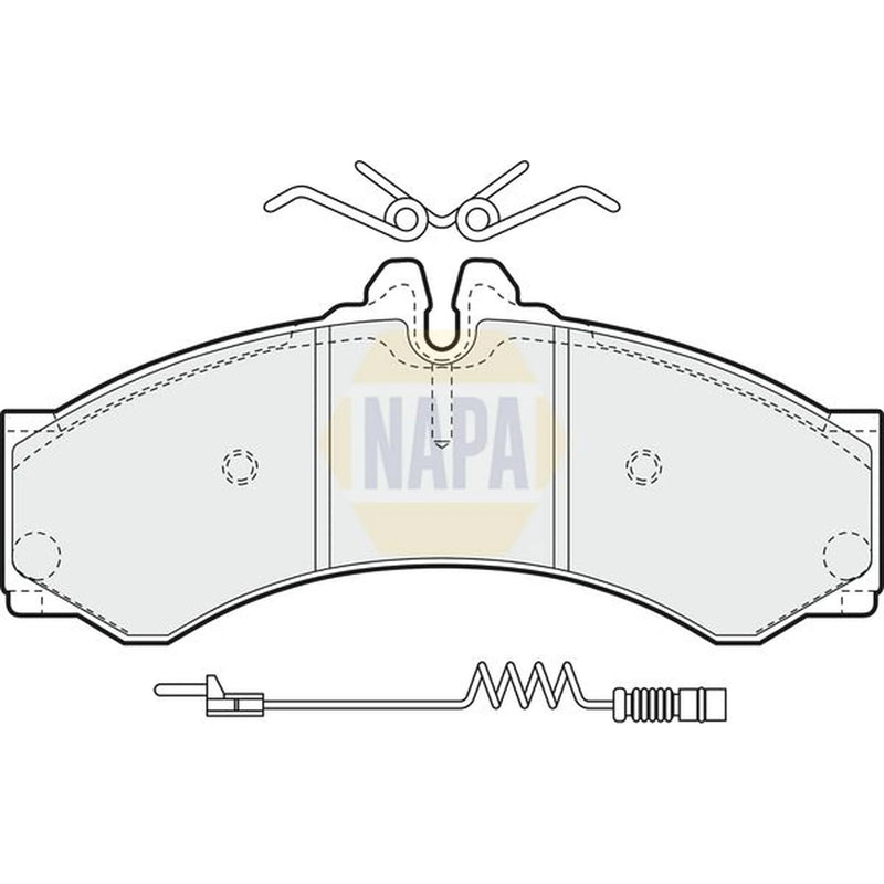 NAPA Rear Brake Pad Set NBP1857