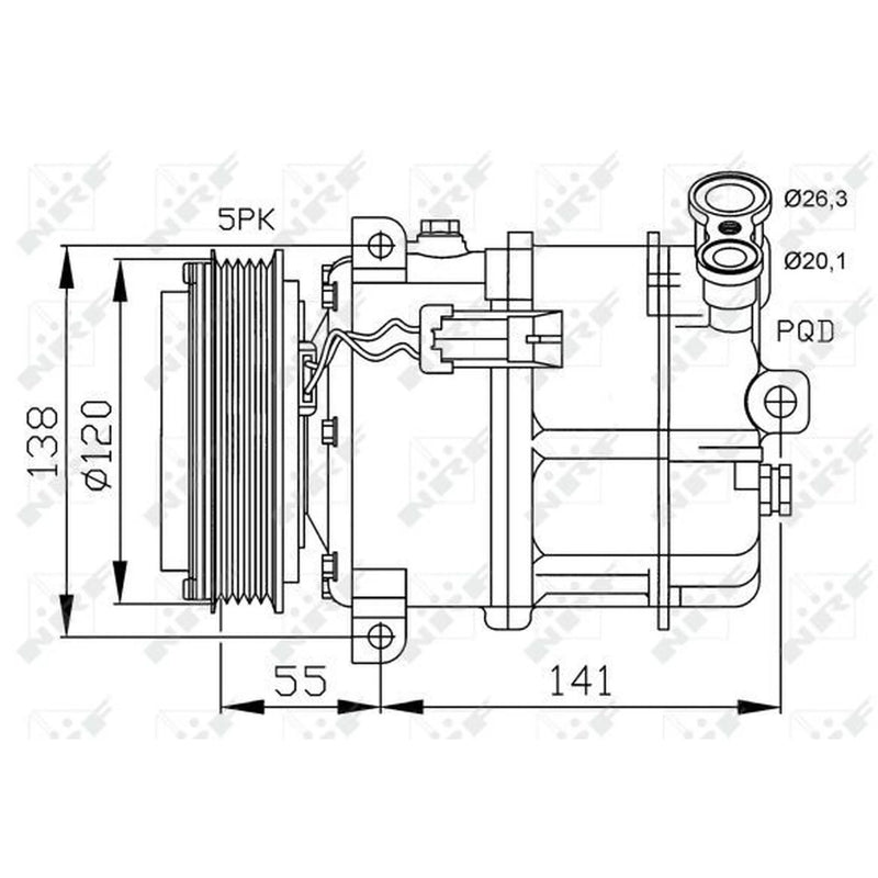 NRF Air Conditioning Compressor 32313