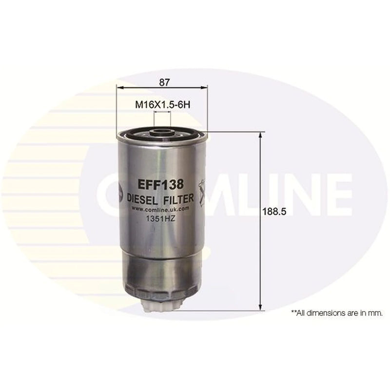 Comline Fuel Filter Element EFF138