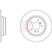 Apec 2 x Solid Rear Brake Discs DSK2010