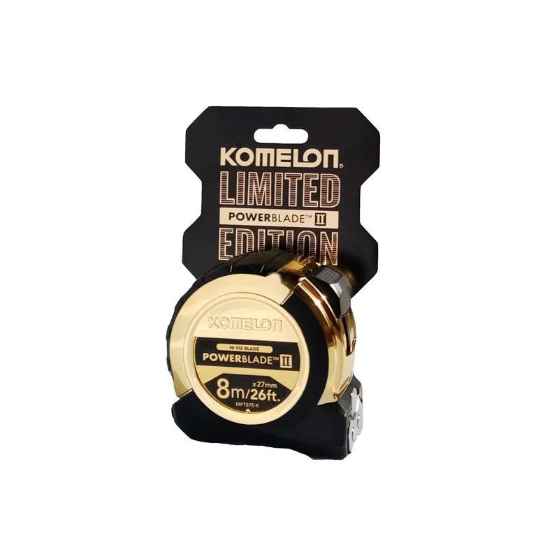 Komelon Gold Pocket Tape 8m/26ft (Width 27mm) - MPT87EG