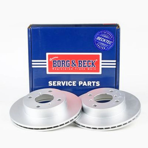 Borg & Beck 2 x Vented Front Brake Discs BBD4167