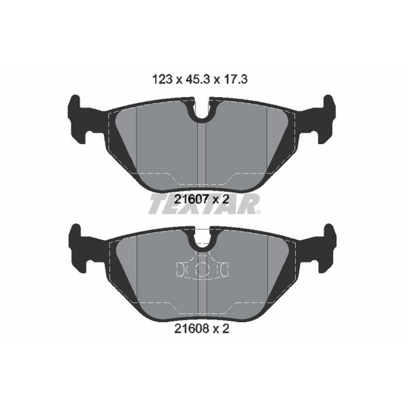 Textar Rear Brake Pad Set 2160702