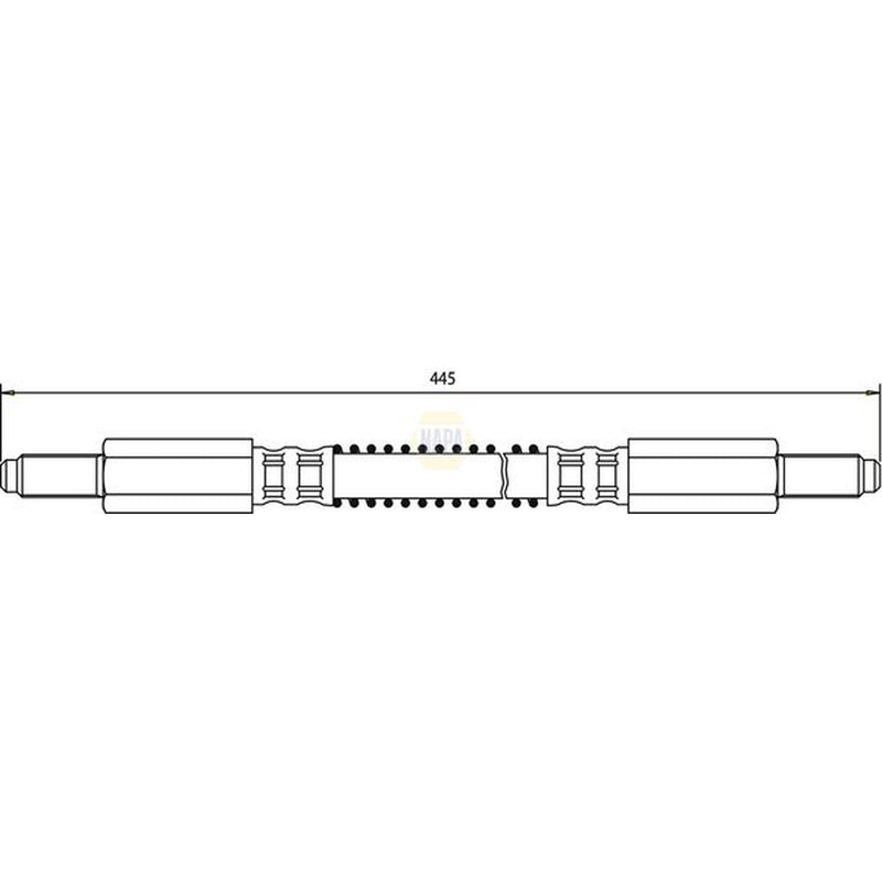 NAPA Brake Hydraulic Hose Line Front NBH1097