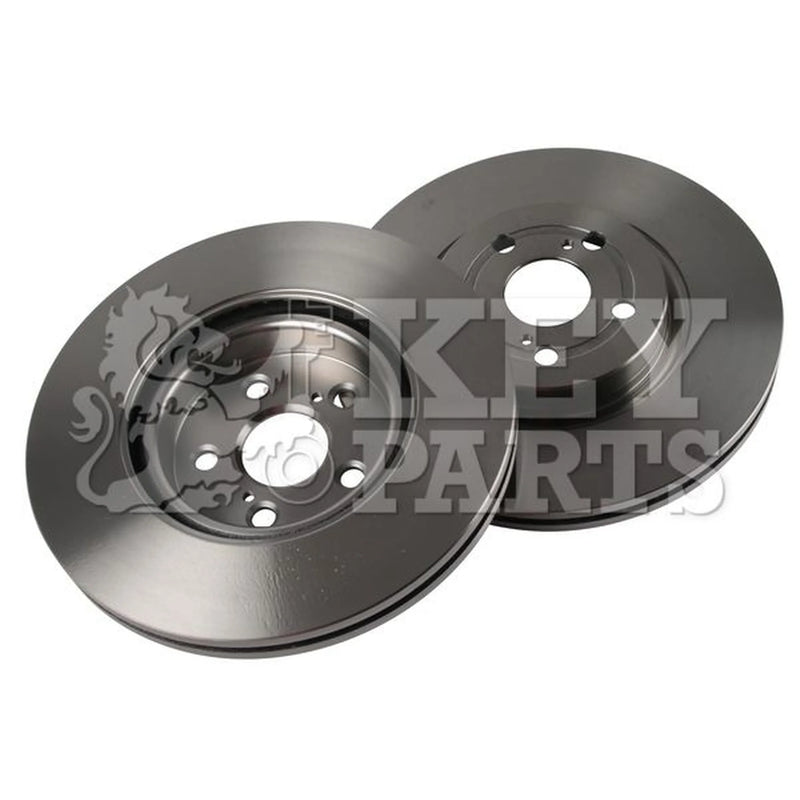 Key Parts 2 x Vented Front Brake Discs KBD4459