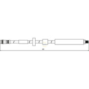 NAPA Brake Hydraulic Hose Line Front NBH1206