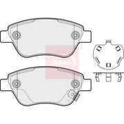 Apec Front Brake Pad Set PAD2002