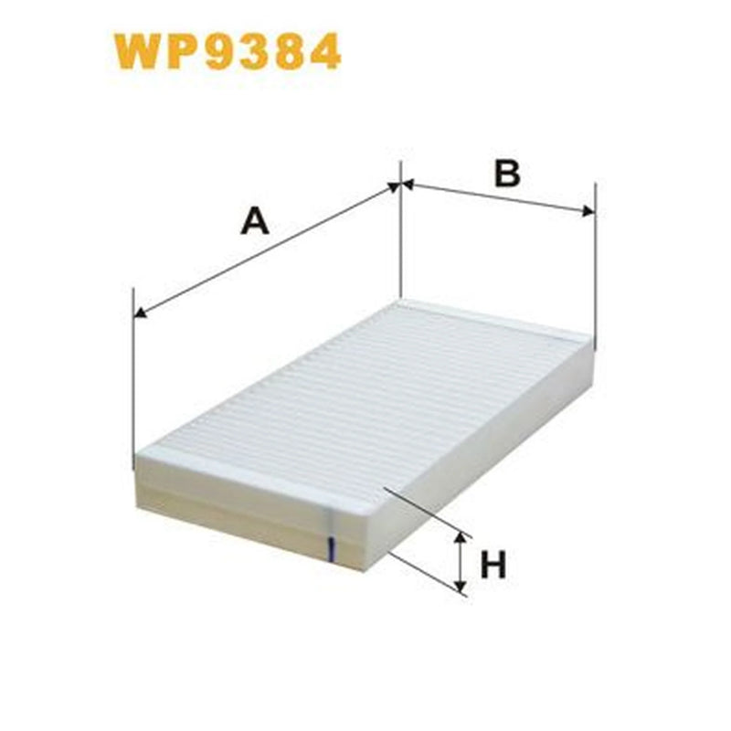 WIX Cabin Air Filter (Pollen Filter) WP9384