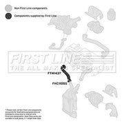 First Line Intercooler Turbo Charge Air Hose FTH1437