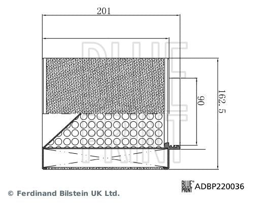 Blue Print Engine Air Filter