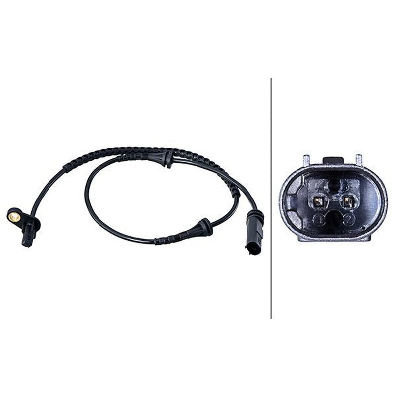 Hella ABS Wheel Speed Sensor Front 6PU 358 216-071