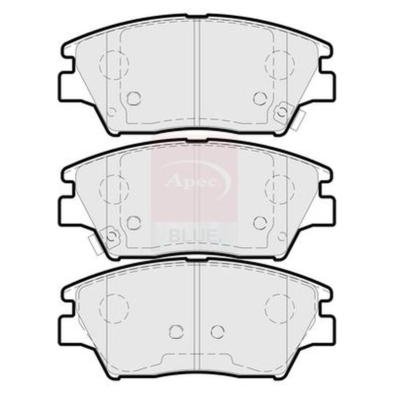 Apec Front Brake Pad Set PD3907