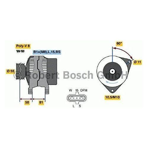 Bosch Reman Alternator (Hgv) 4516 0986045160 Bosch  - Town Parts