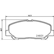 Mintex Front Brake Pad Set MDB3012