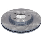 Febi 2 x Internally Vented Front Brake Discs 180008