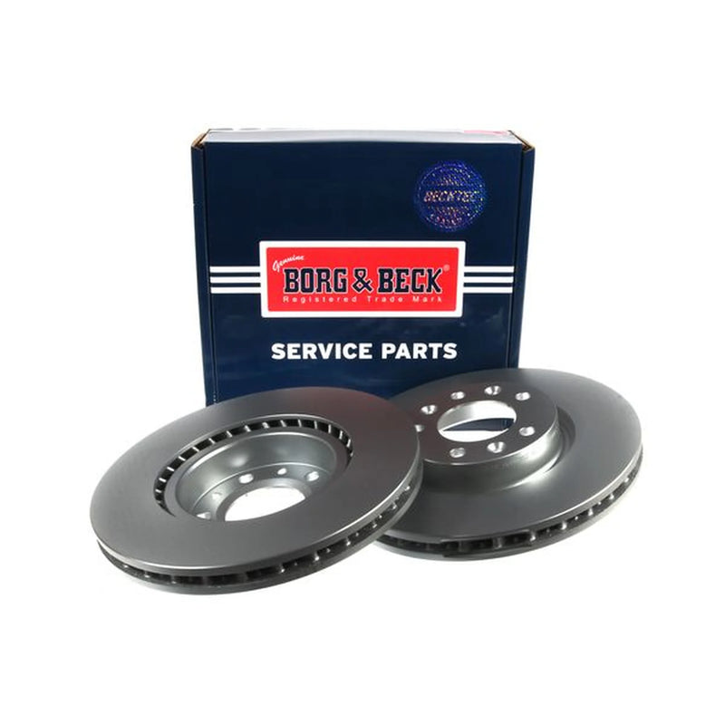 Borg & Beck 2 x Vented Front Brake Discs BBD5352