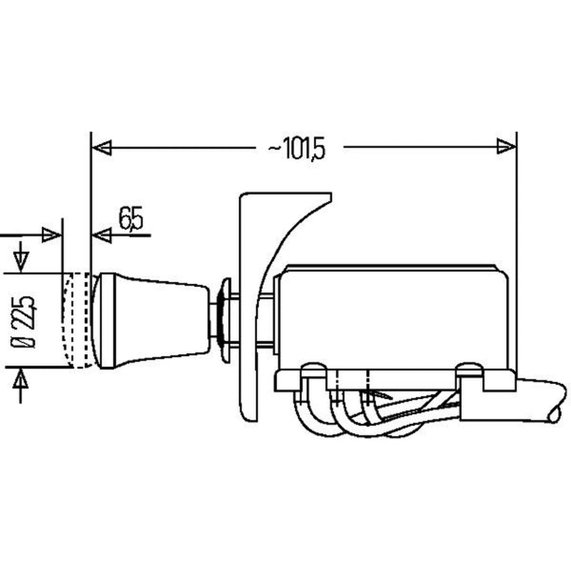 Hella Hazard Warning Light Switch Connectors 6HD 002 535-031