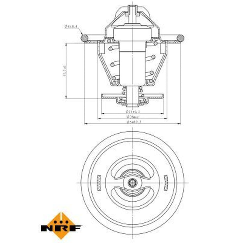 NRF Thermostat,Coolant 725202