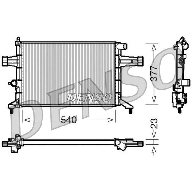 Denso Engine Radiator DRM20082