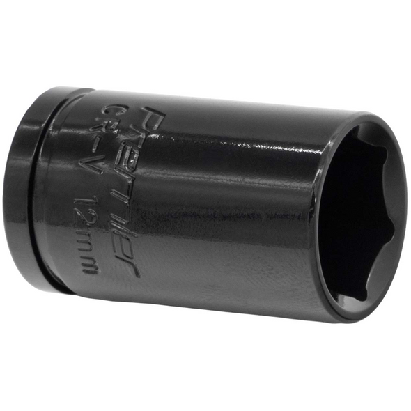 Sealey 3/8"Dr Coloured Socket 12mm (Black)