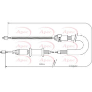 Apec Handbrake Cable Right Rear CAB1371