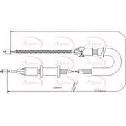 Apec Handbrake Cable Right Rear CAB1371