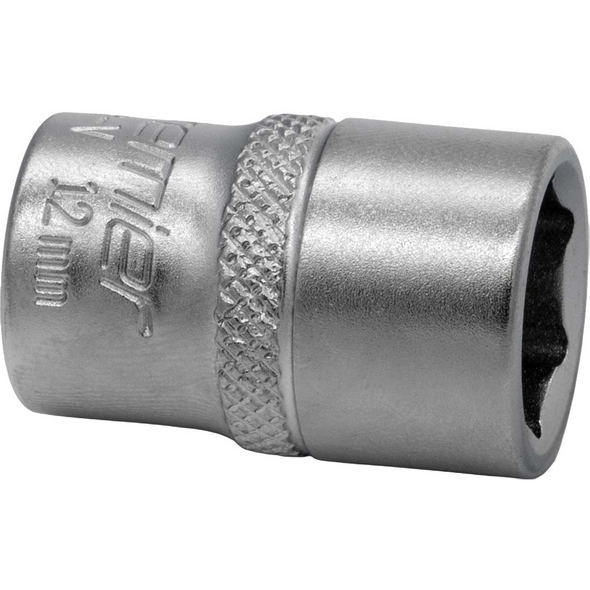 Sealey 3/8"Dr Socket 12mm (Micro Satin Finish)