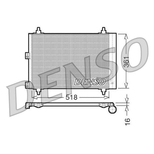 Denso Air Conditioning Condenser DCN07006