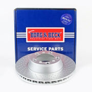 Borg & Beck 2 x / Rear Brake Discs BBD6046S