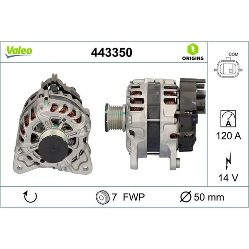 Valeo Car Alternator 12V 443350