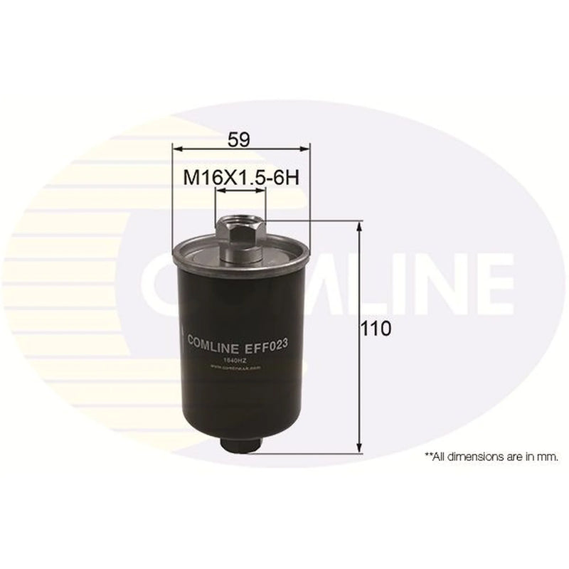 Comline Fuel Filter Element EFF023