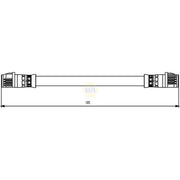 NAPA Brake Hydraulic Hose Line Rear NBH1203