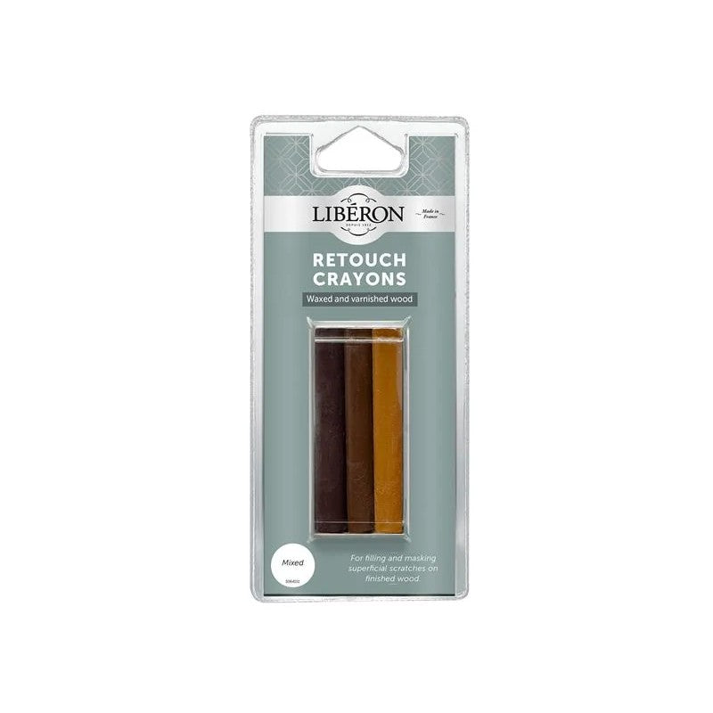 Liberon Retouch Crayon Assorted Pack of 3