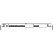 Juratek Brake Hydraulic Hose Line Front JBH1112