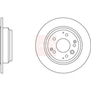Apec 2 x Solid Rear Brake Discs DSK739